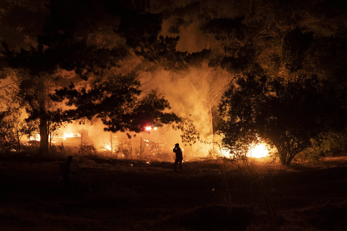 Fotos: El infierno de fuego de Chile