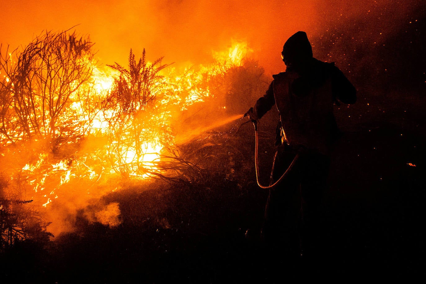 Fotos: El infierno de fuego de Chile