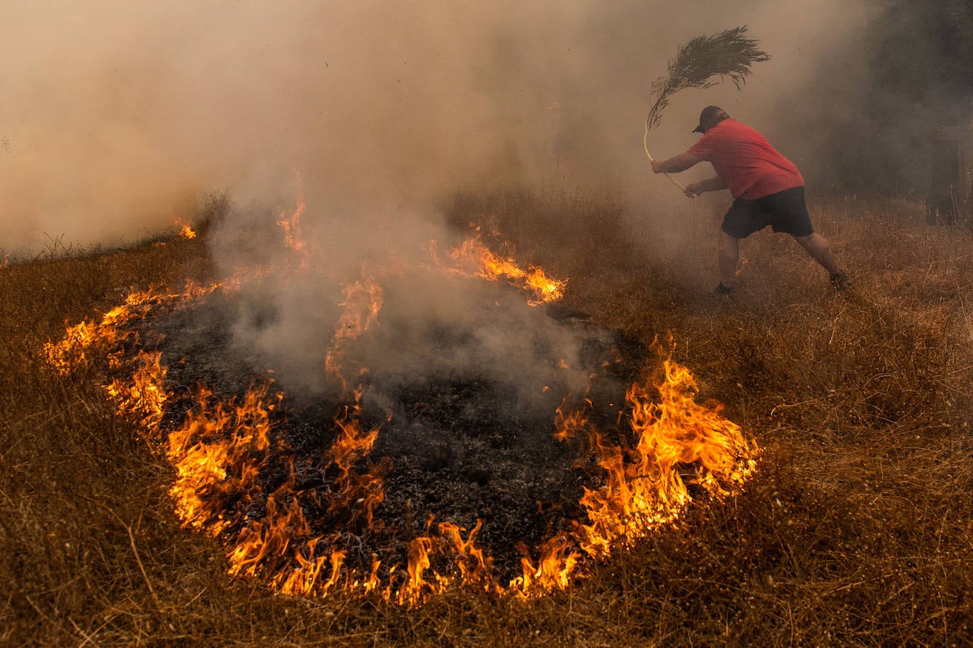 Fotos: El infierno de fuego de Chile