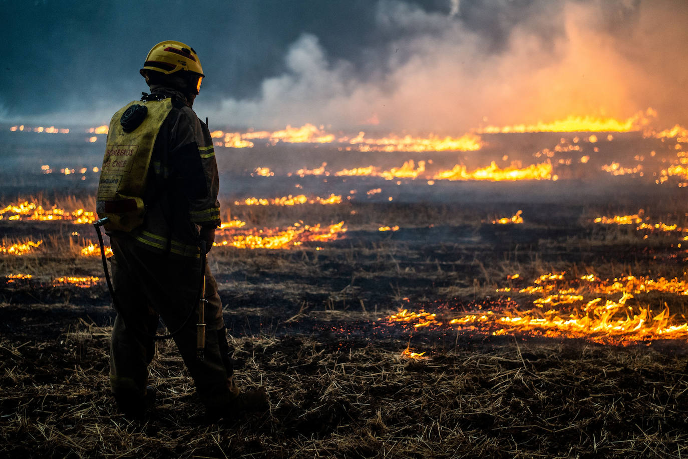 Fotos: El infierno de fuego de Chile