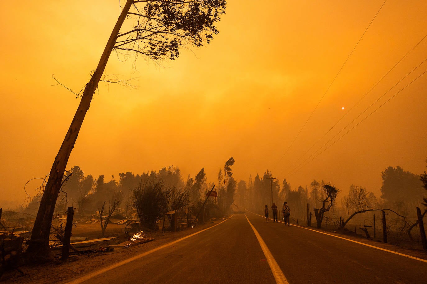 Fotos: El infierno de fuego de Chile