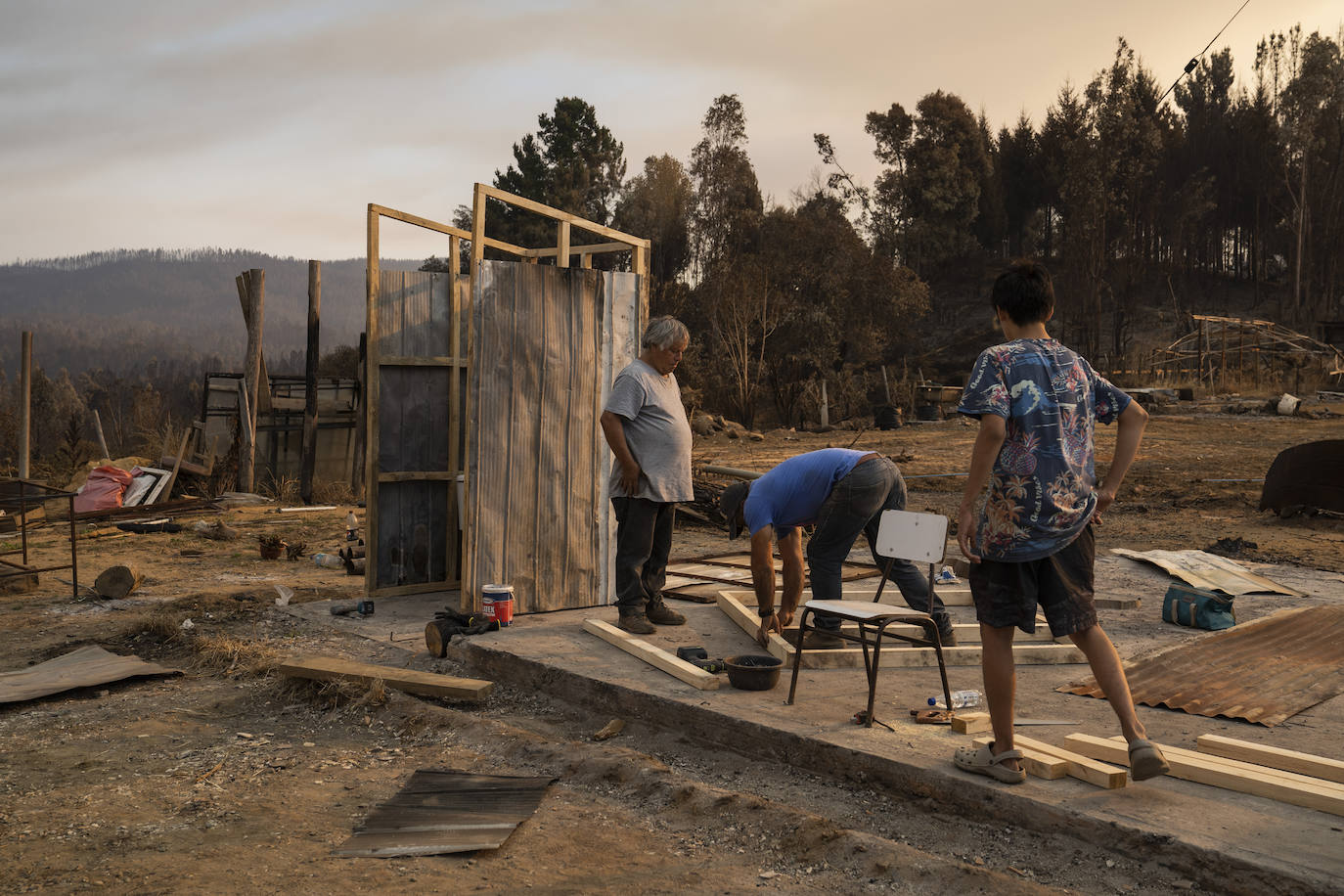 Fotos: El infierno de fuego de Chile