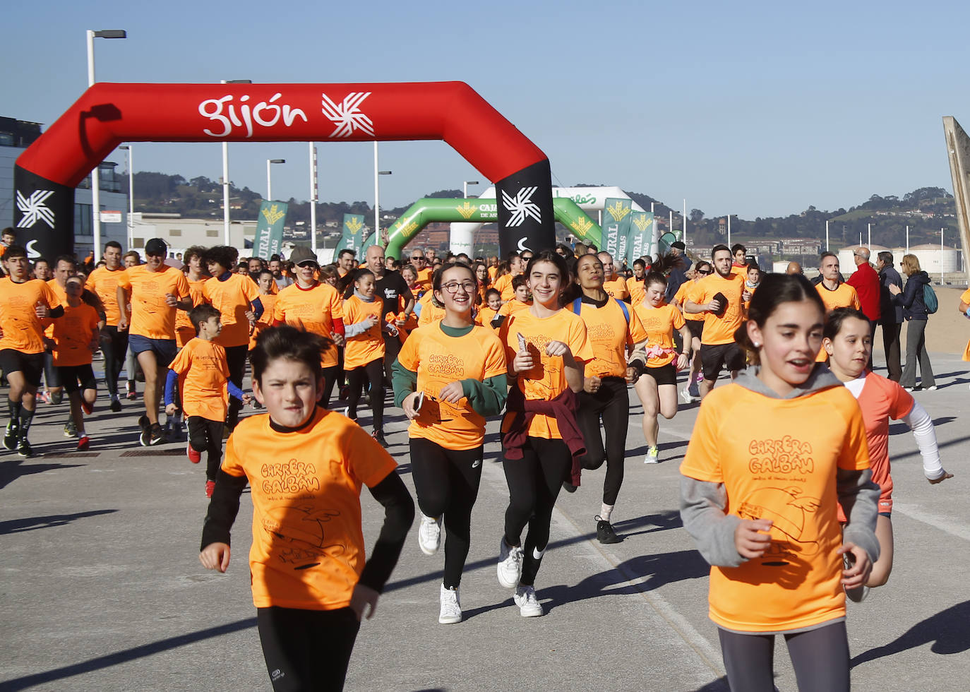 Fotos: Asturias, en lucha contra el cáncer infantil: las imágenes de la Carrera Galbán