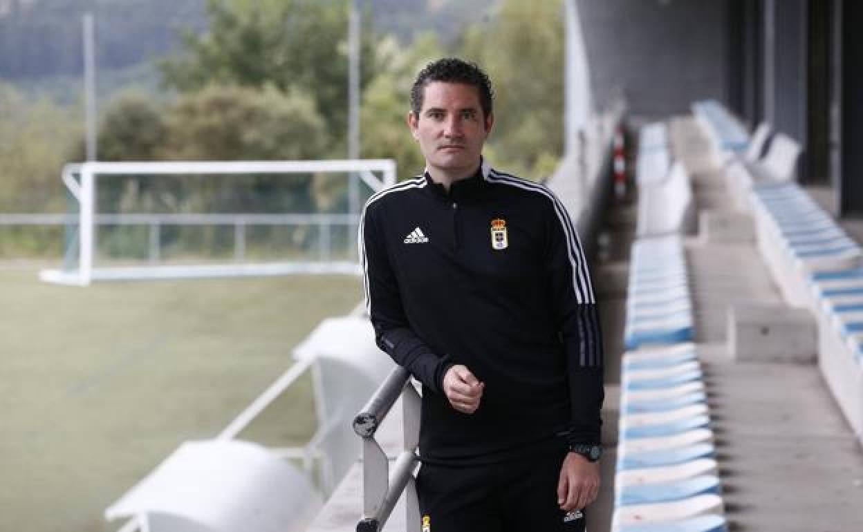 Álex Rodríguez, entrenador del Real Oviedo femenino 