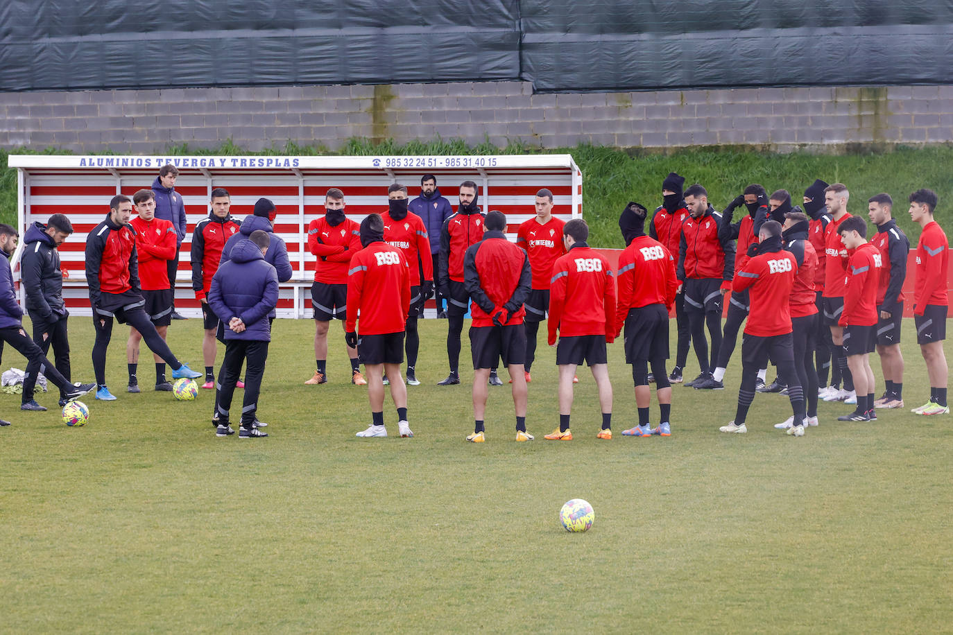 Fotos: Entrenamiento del Sporting (23/02/2023)