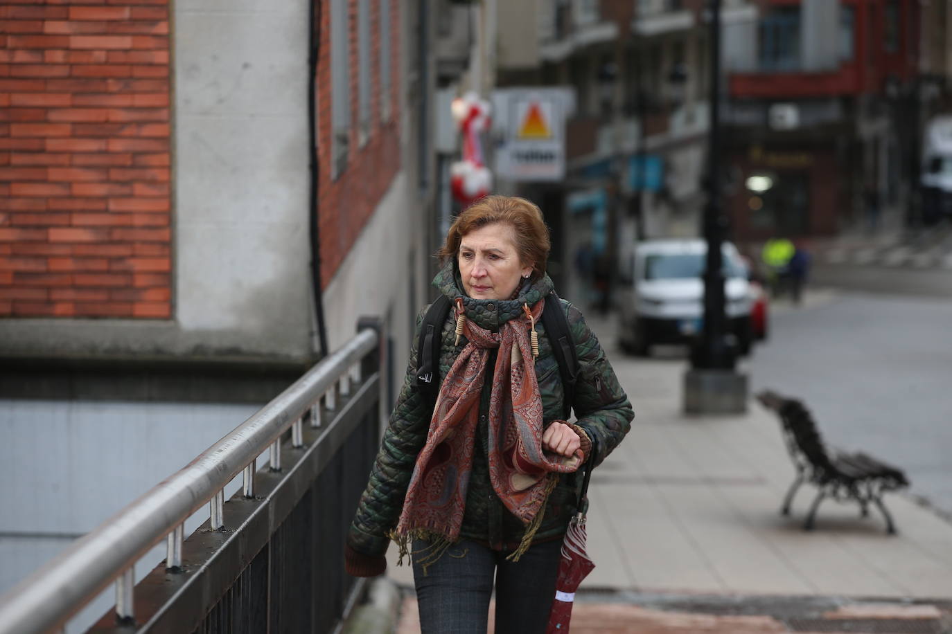 Fotos: Asturias, bajo el frío, la nieve y la lluvia