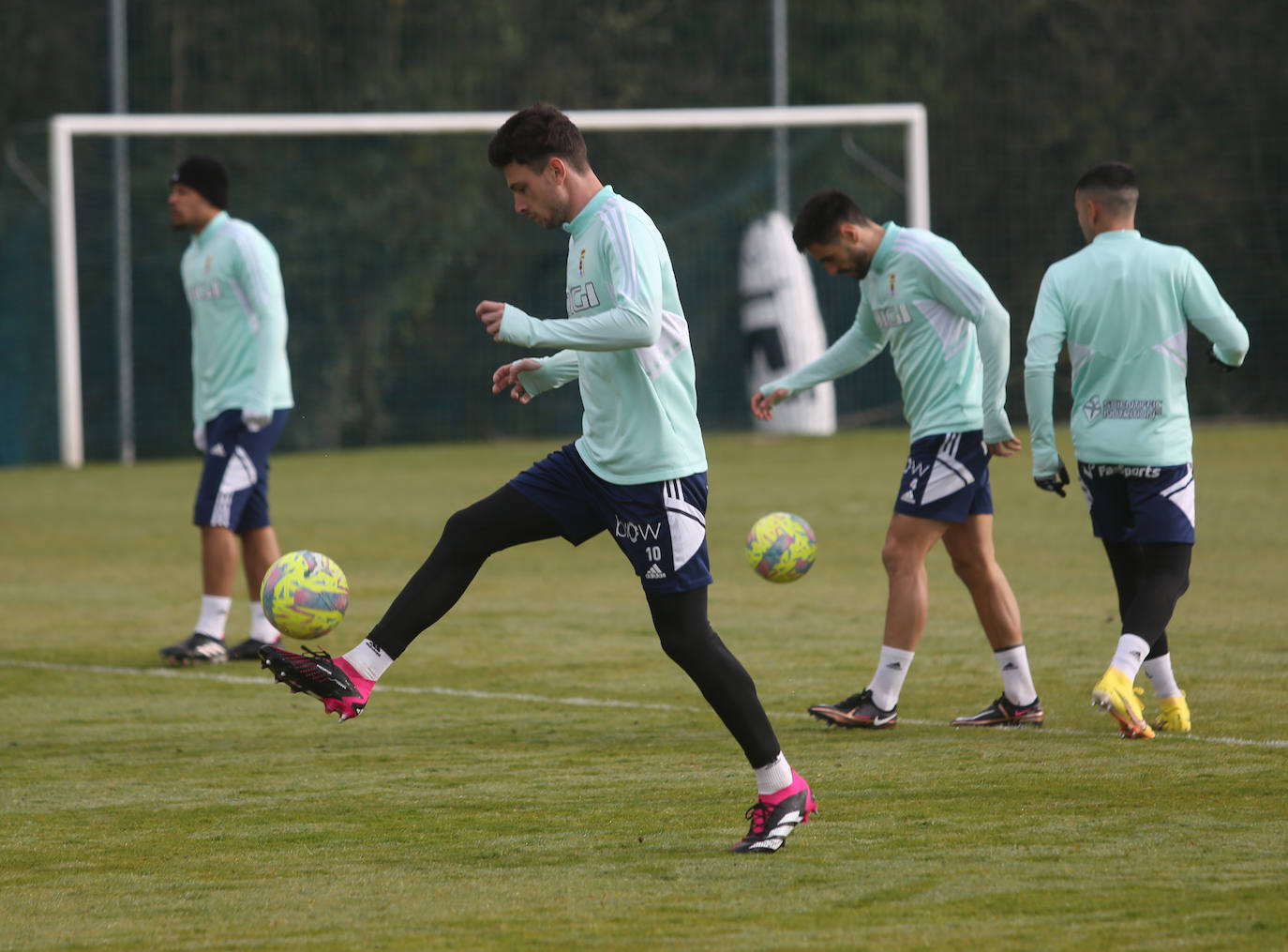 Fotos: Entrenamiento del Real Oviedo (24/02/2023)