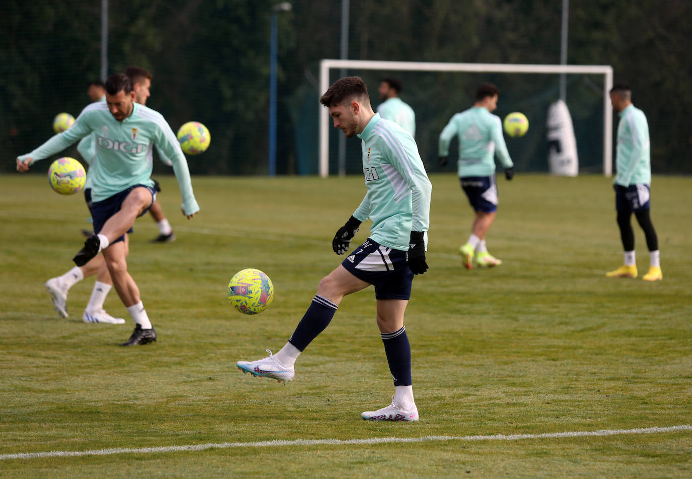 Fotos: Entrenamiento del Real Oviedo (24/02/2023)