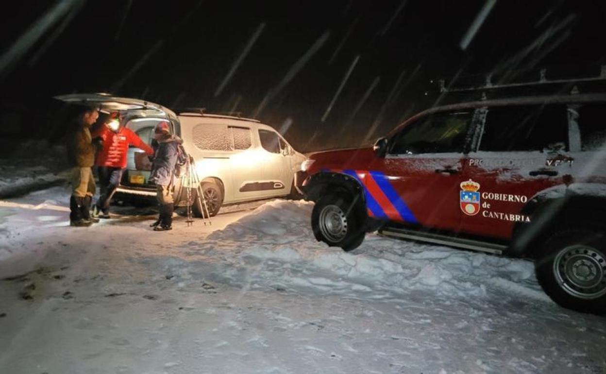 Rescate a dos asturianos atrapados en Picos de Europa.