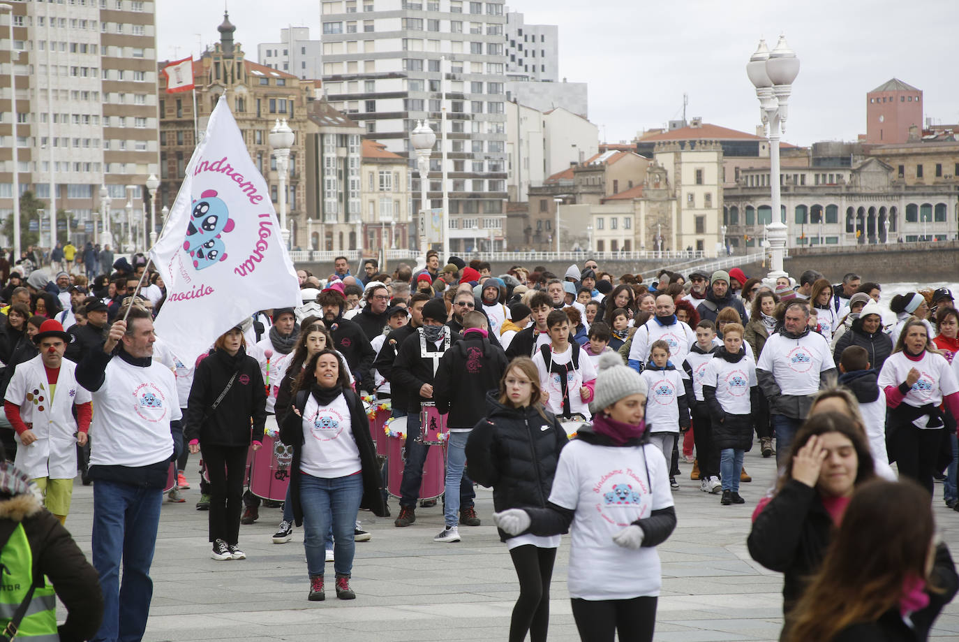 Fotos: Marcha en Gijón por el síndrome de Noonan