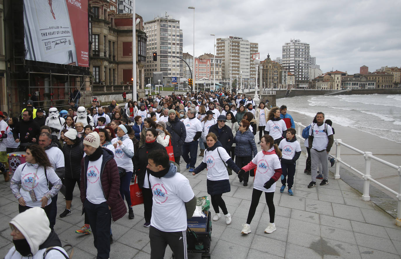 Fotos: Marcha en Gijón por el síndrome de Noonan