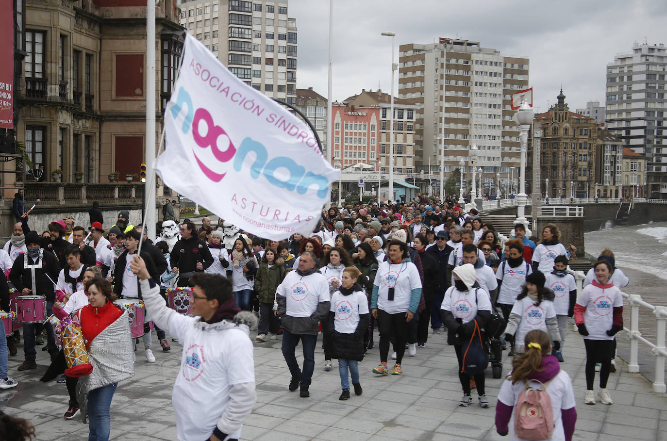 Fotos: Marcha en Gijón por el síndrome de Noonan