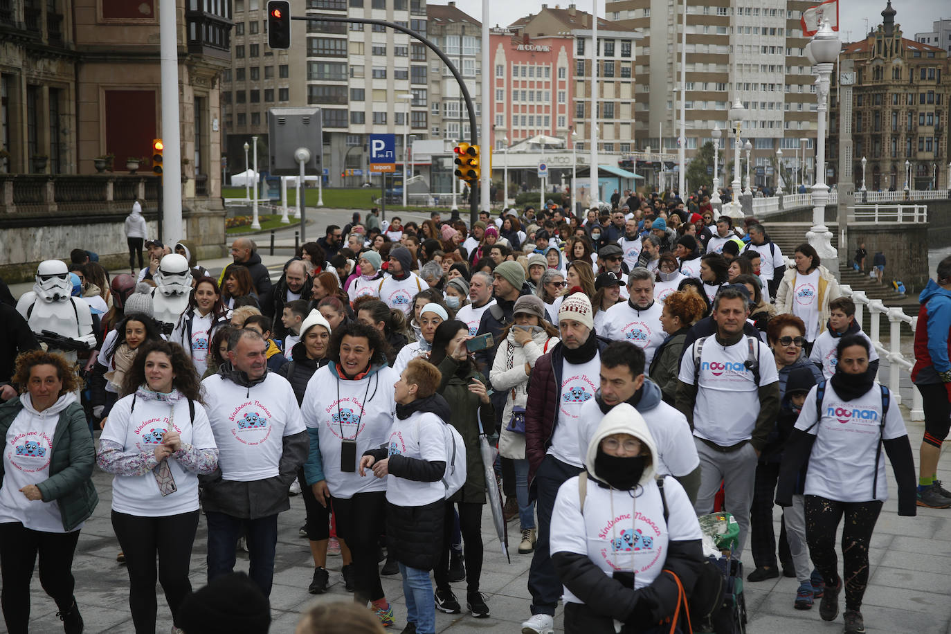 Fotos: Marcha en Gijón por el síndrome de Noonan