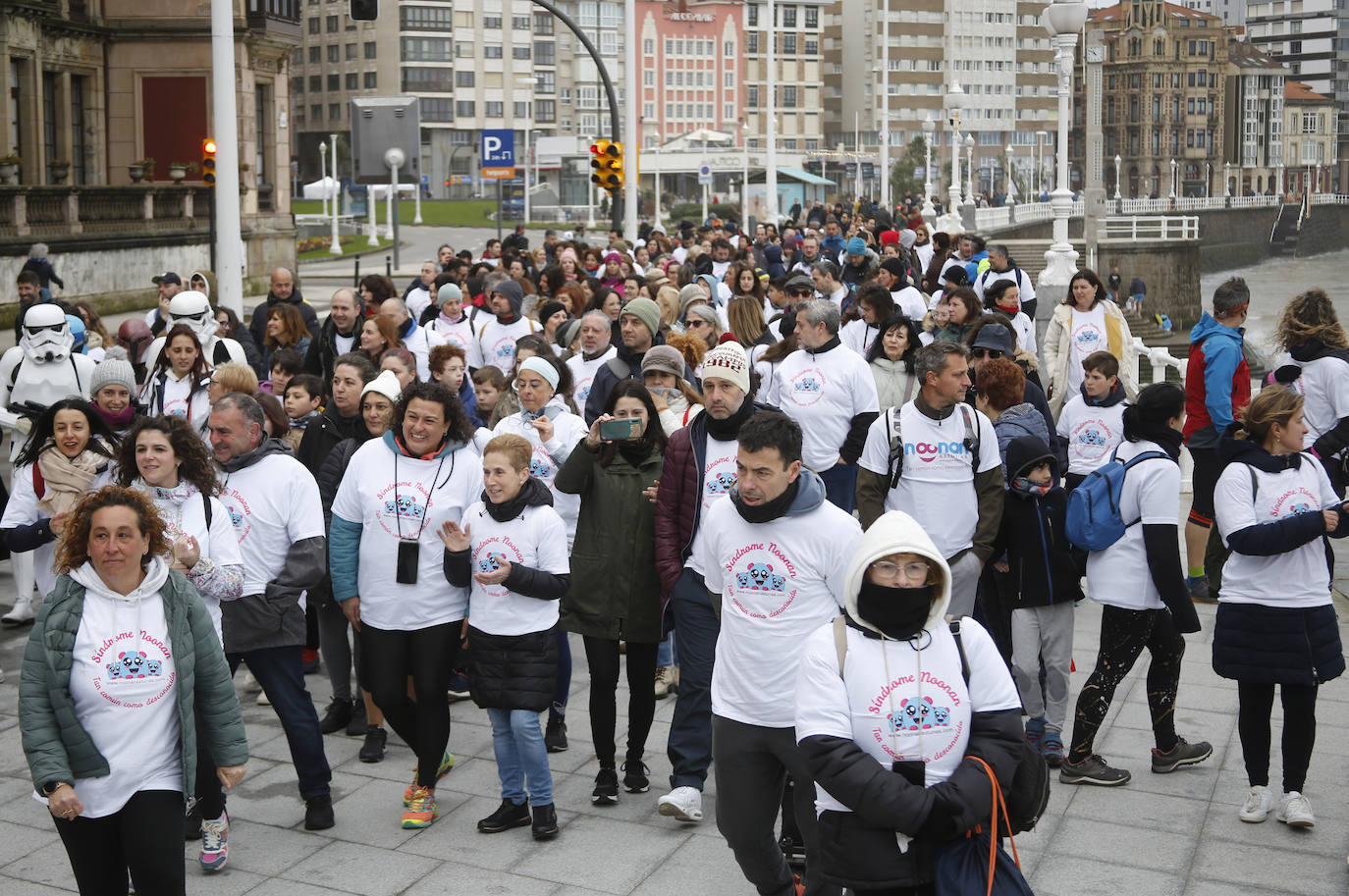 Fotos: Marcha en Gijón por el síndrome de Noonan