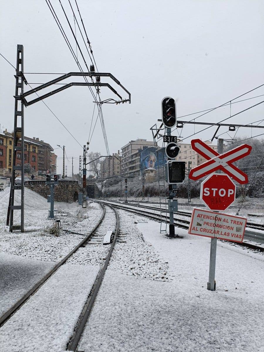 Fotos: Nieve y frío en Asturias