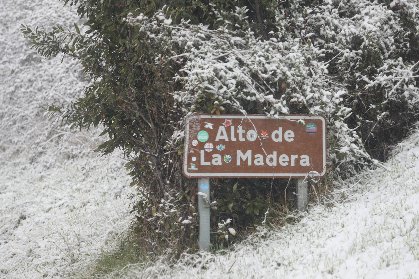 Fotos: Nieve y frío en Asturias