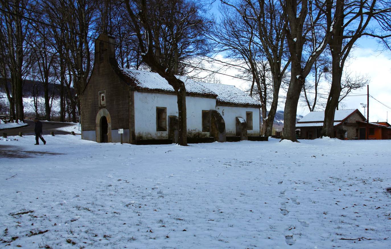 Fotos: Nieve y frío en Asturias