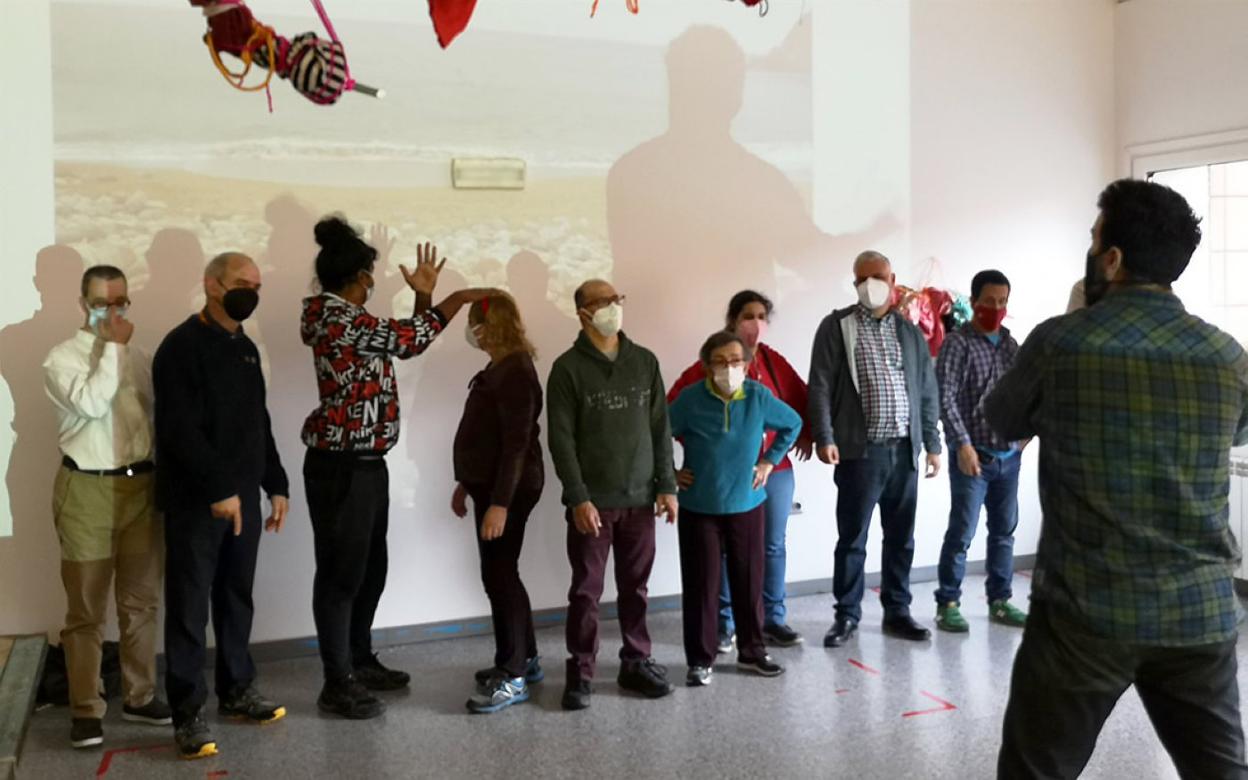 Trabajos artísticos del colectivo Berde en Asturias. 