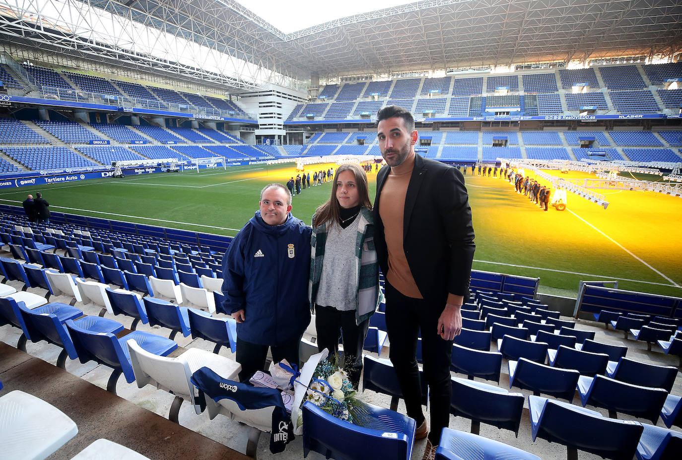 Fotos: Sentido homenaje a Pelayo Novo en el Carlos Tartiere