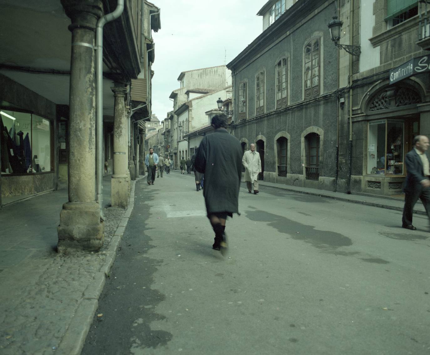  La calle Rivero a finales de la década de 1980