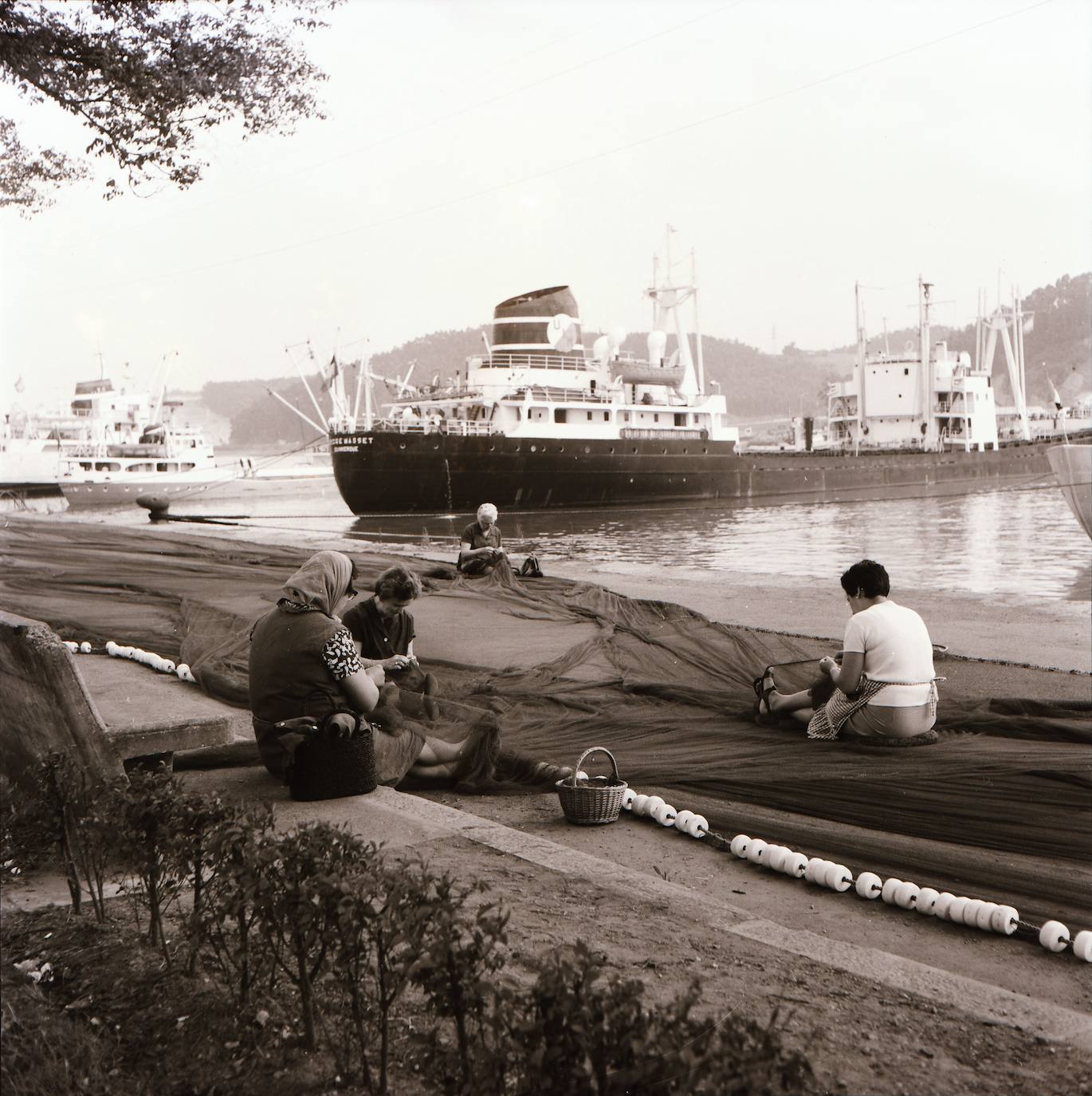  Rederas en el muelle. 