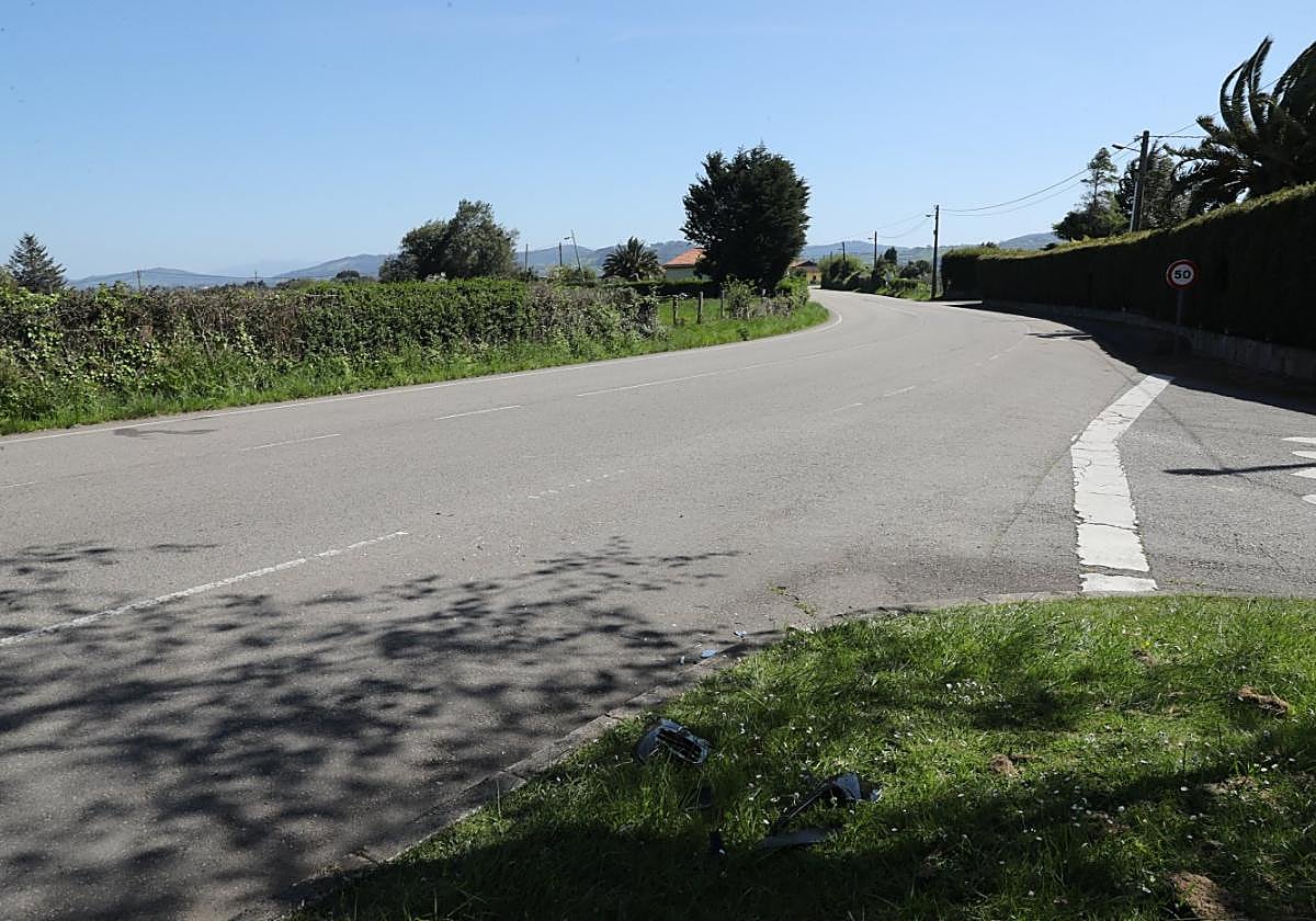 Carretera de La Providencia al Infanzón.