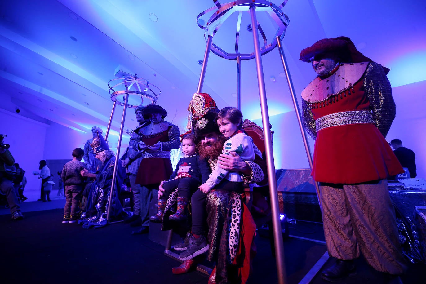 La recepción de los Reyes Magos en Oviedo, en imágenes