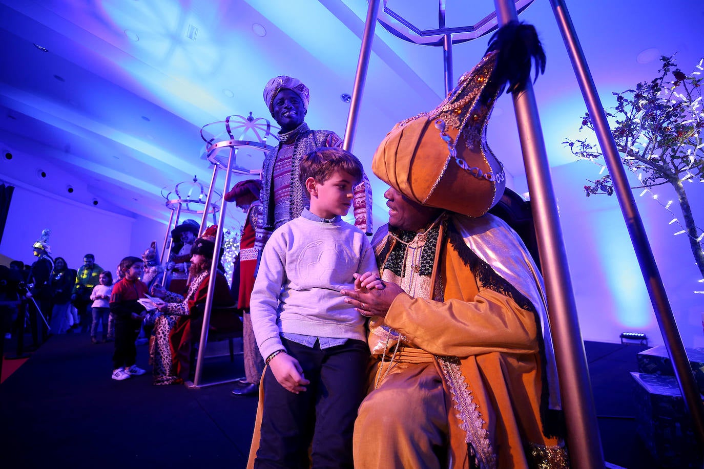 La recepción de los Reyes Magos en Oviedo, en imágenes