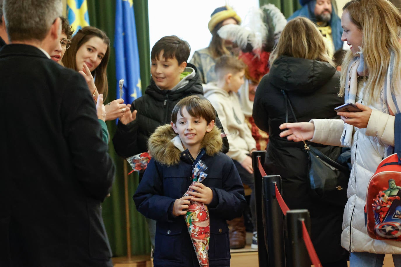 Desembarco de ilusión en Gijón con la llegada de los Reyes Magos