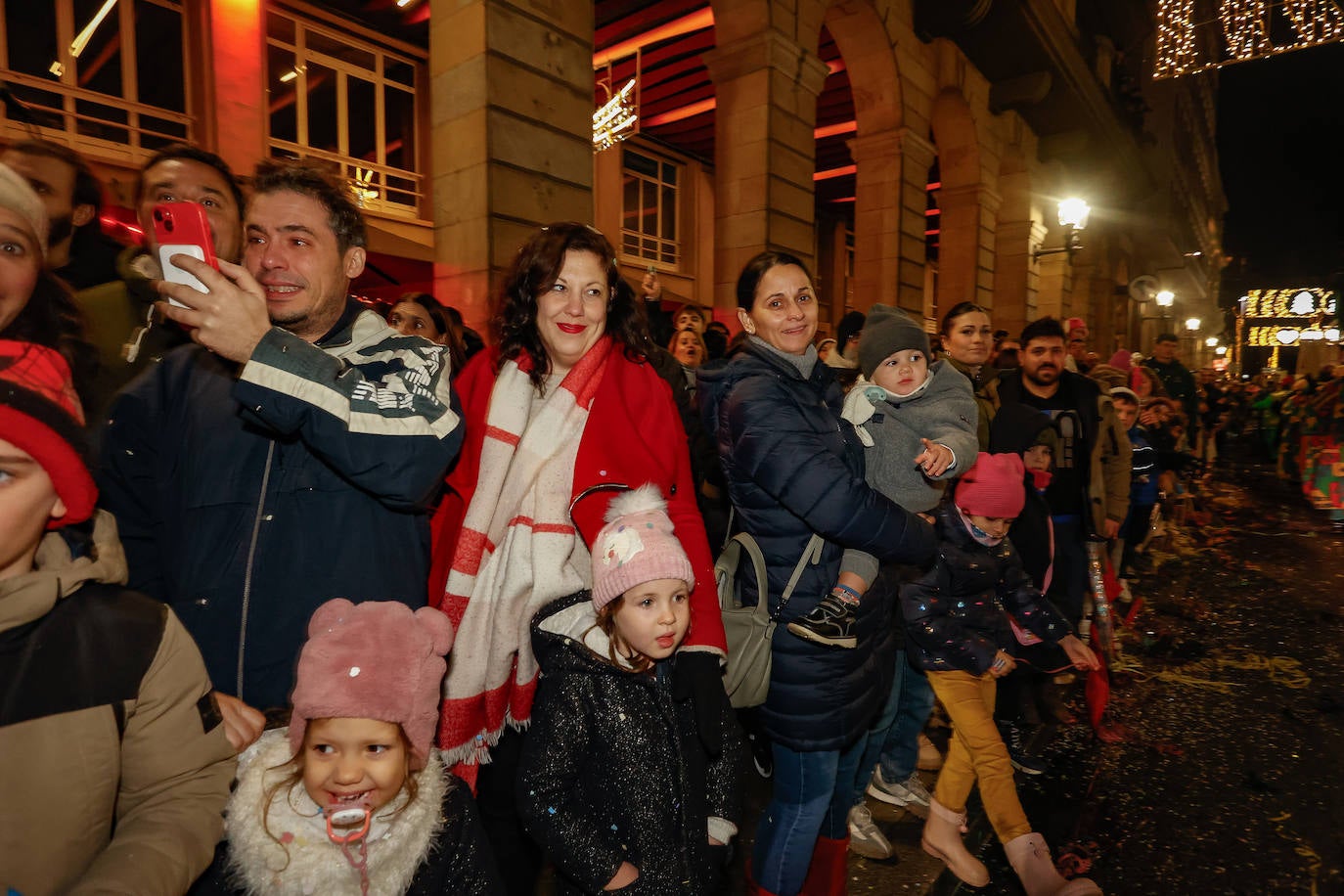 Los Reyes en el Ayuntamiento de Gijón