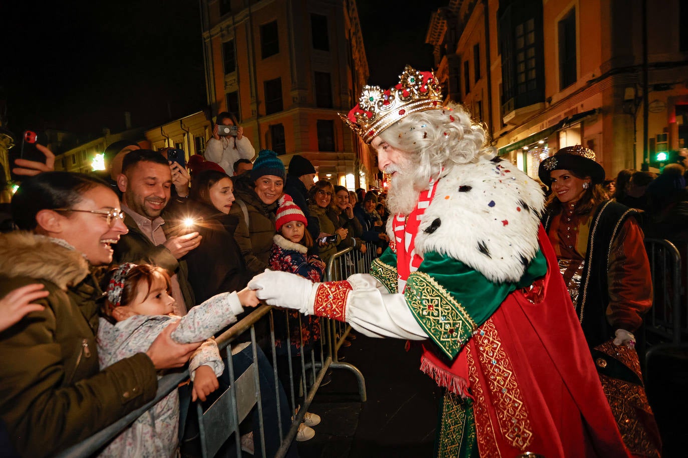 Los Reyes en el Ayuntamiento de Gijón