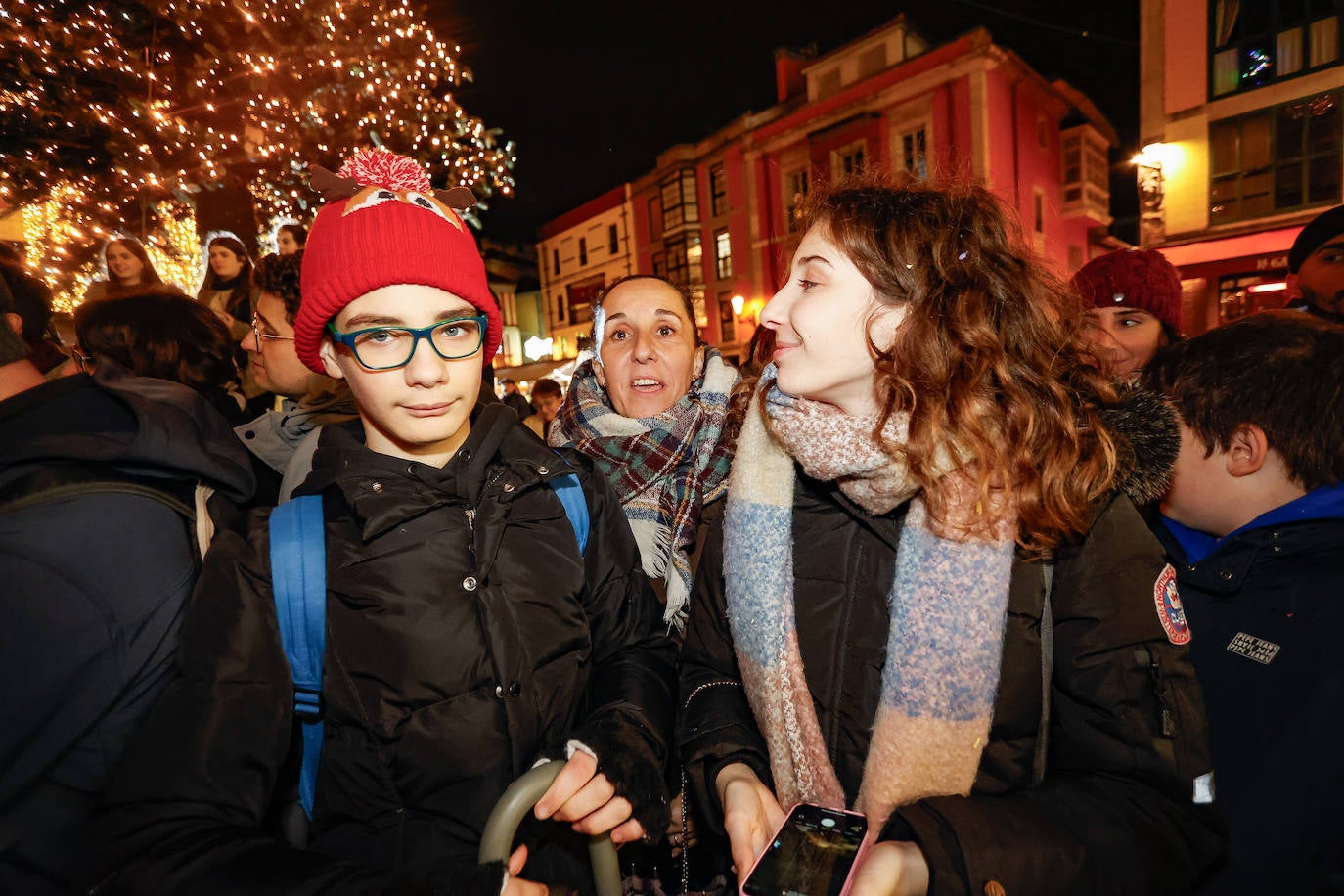 Los Reyes en el Ayuntamiento de Gijón