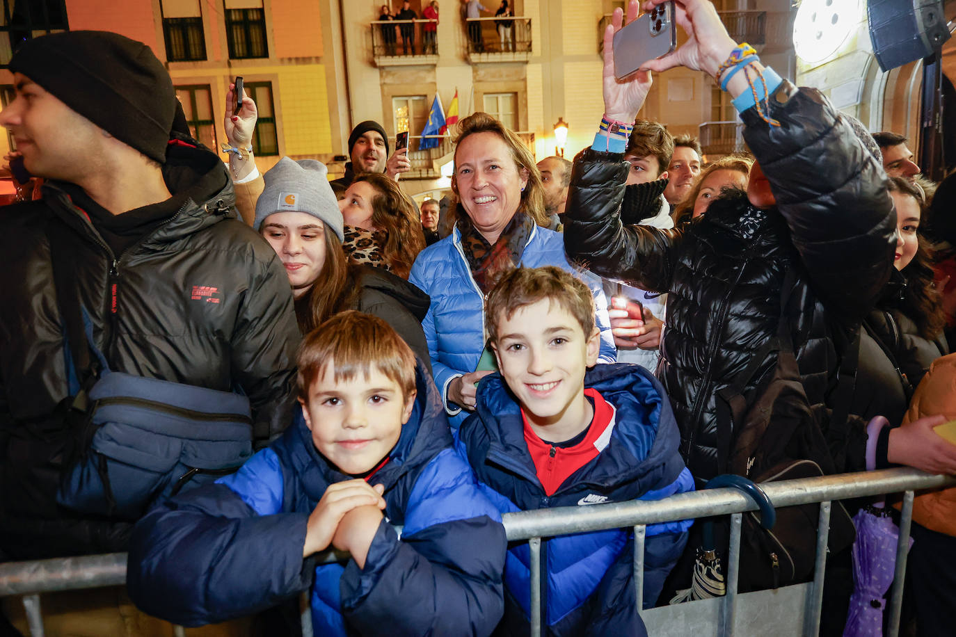 Los Reyes en el Ayuntamiento de Gijón