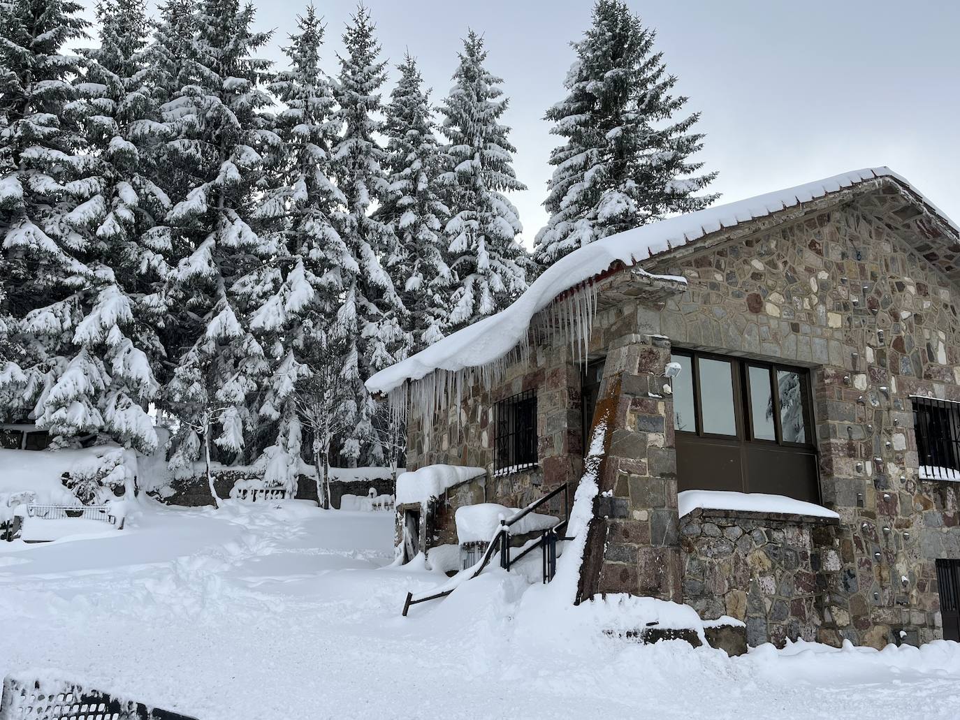 Asturias, bajo la nieve