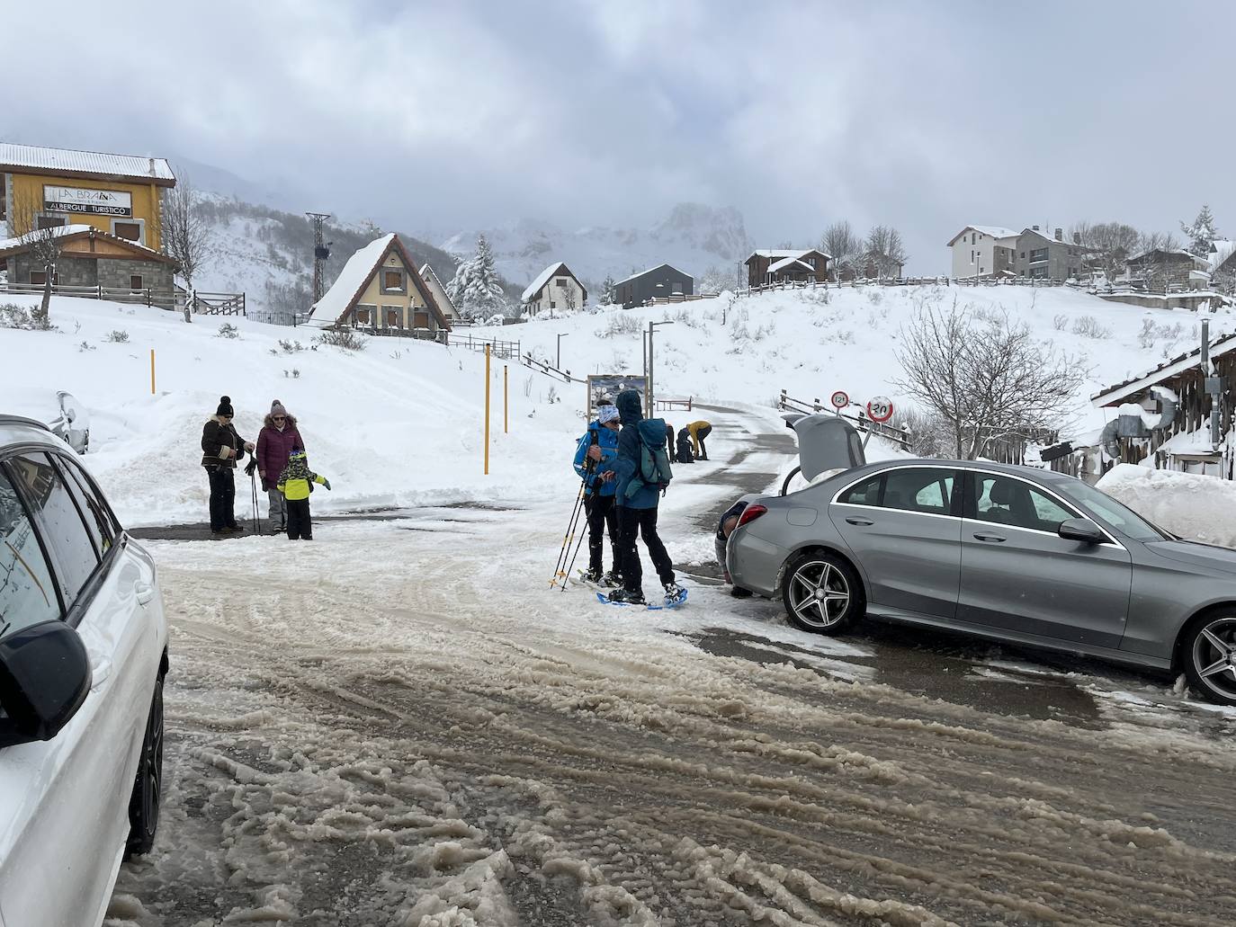 Asturias, bajo la nieve
