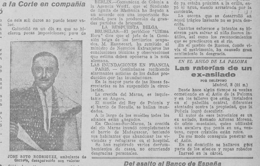 José Soto, acusado de robo hace un siglo, apareció en EL COMERCIO vestido de torero.