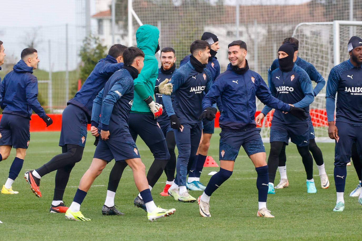 Entrenamiento del Sporting (13/01/2024)