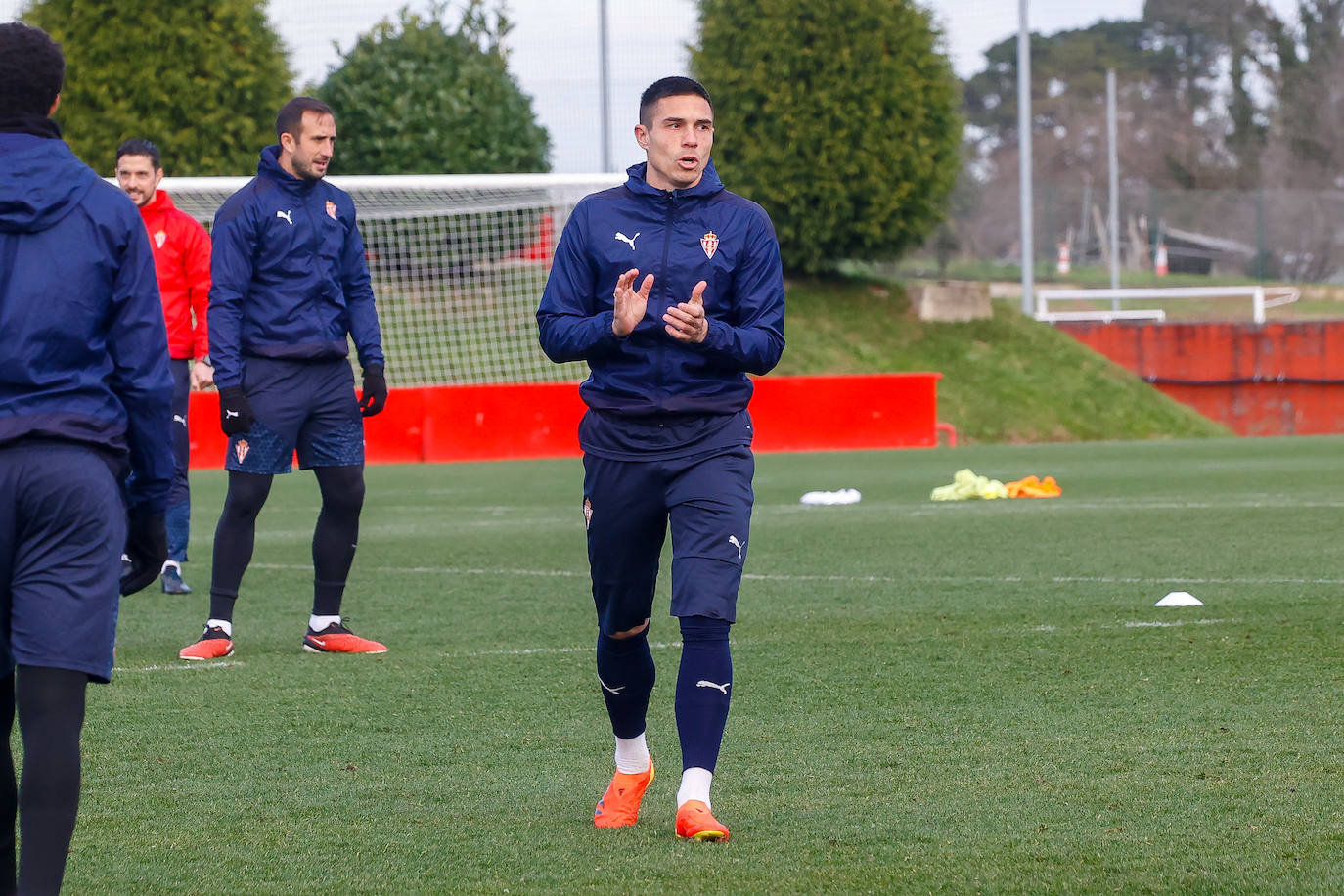 Entrenamiento del Sporting (13/01/2024)