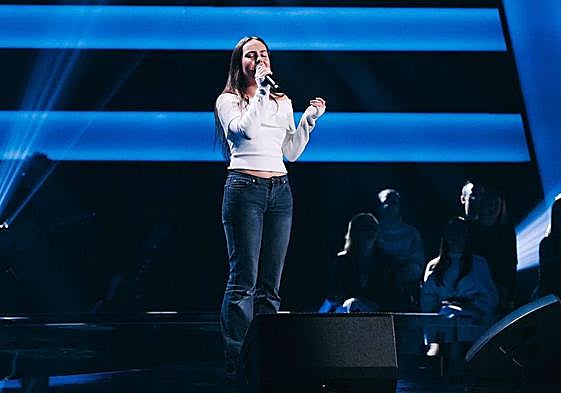 La gijonesa Cecilia Quiroga cantó un tema de Olivia Rodrigo en las audiciones a ciegas.