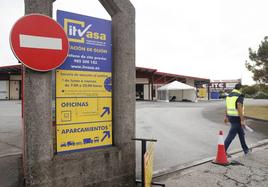 Estación de ITV en Gijón.