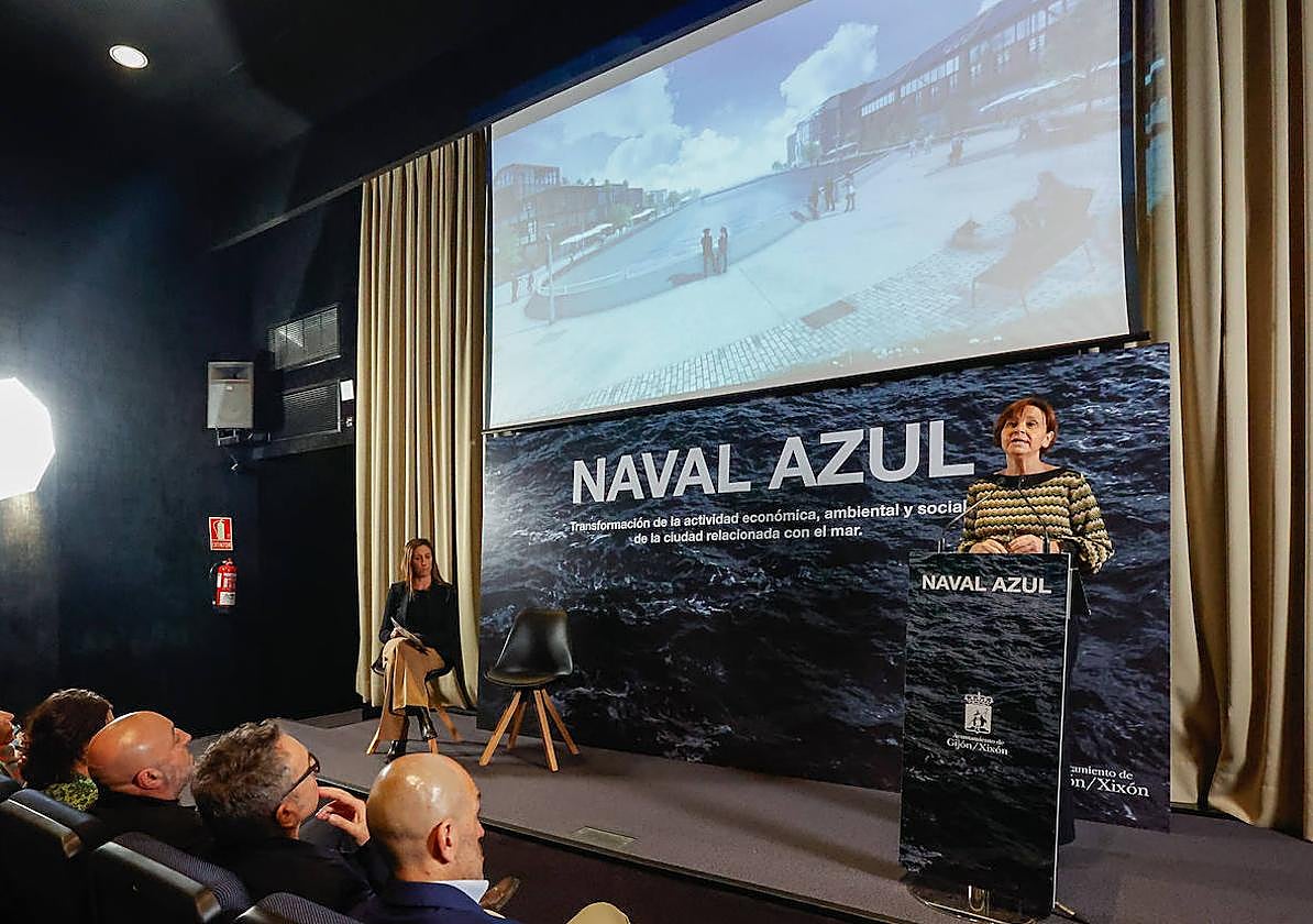 Presentación del proyecto 'Naval azul'.