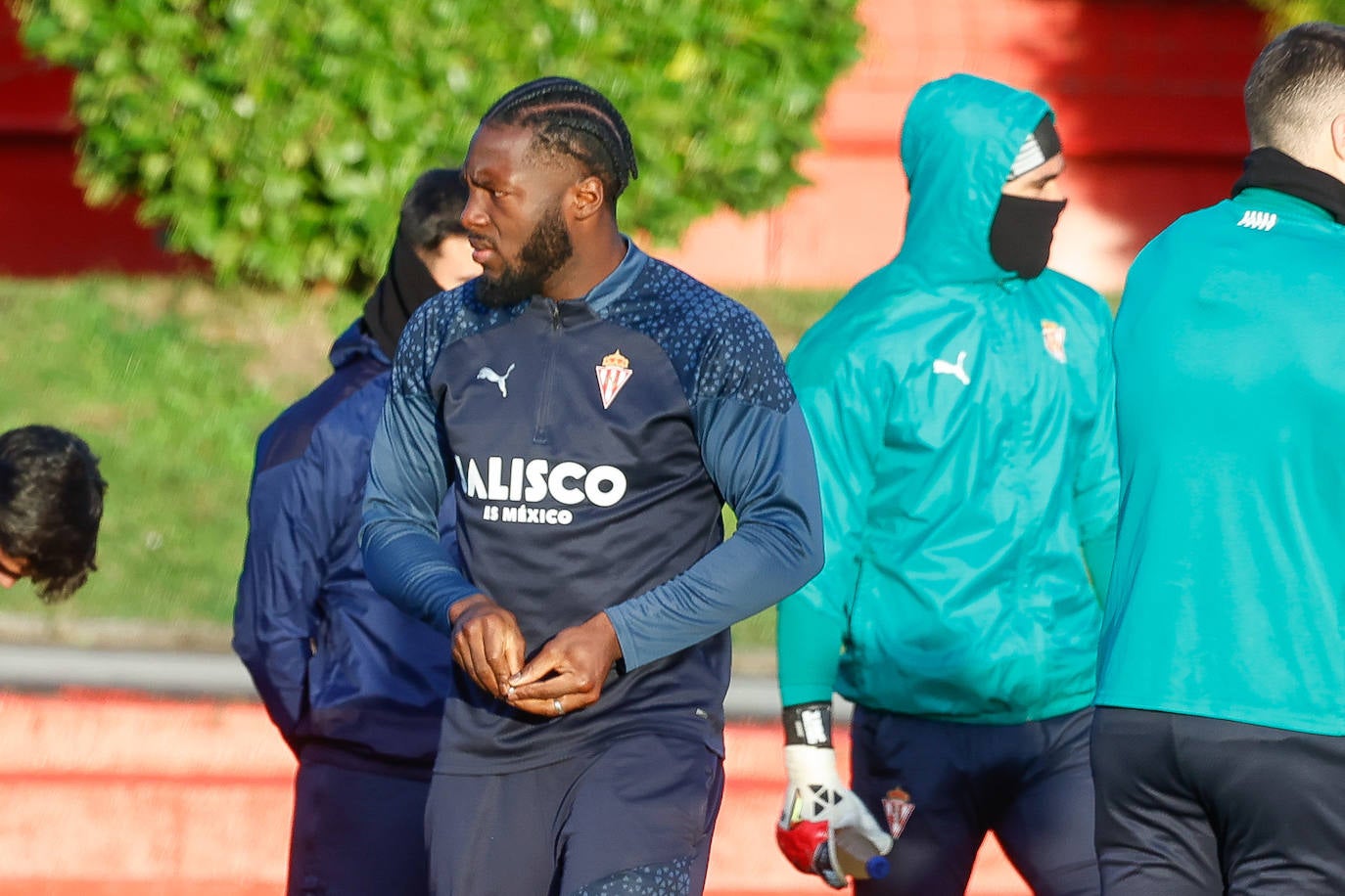 Entrenamiento del Sporting (19/01/2024)