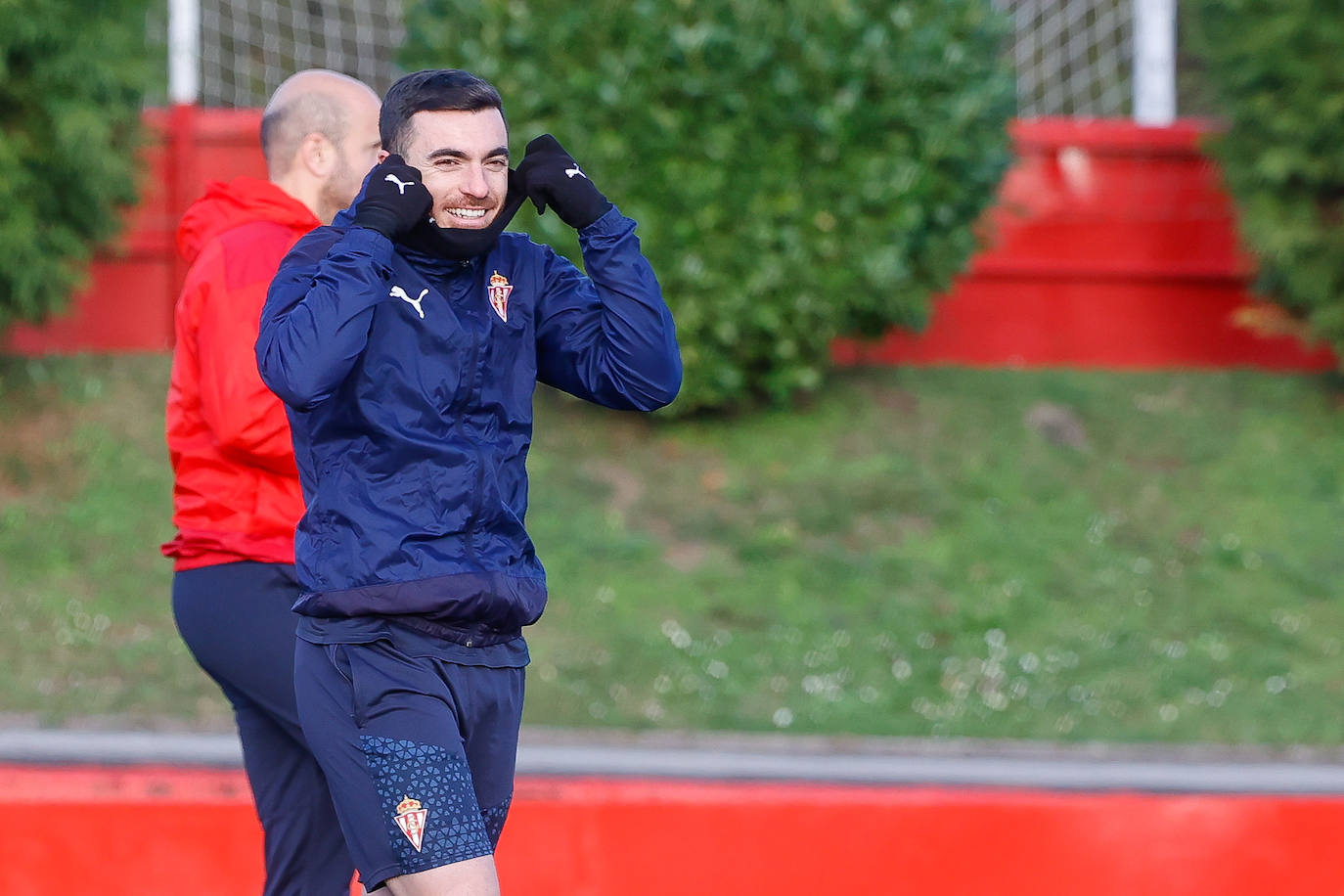 Entrenamiento del Sporting (19/01/2024)