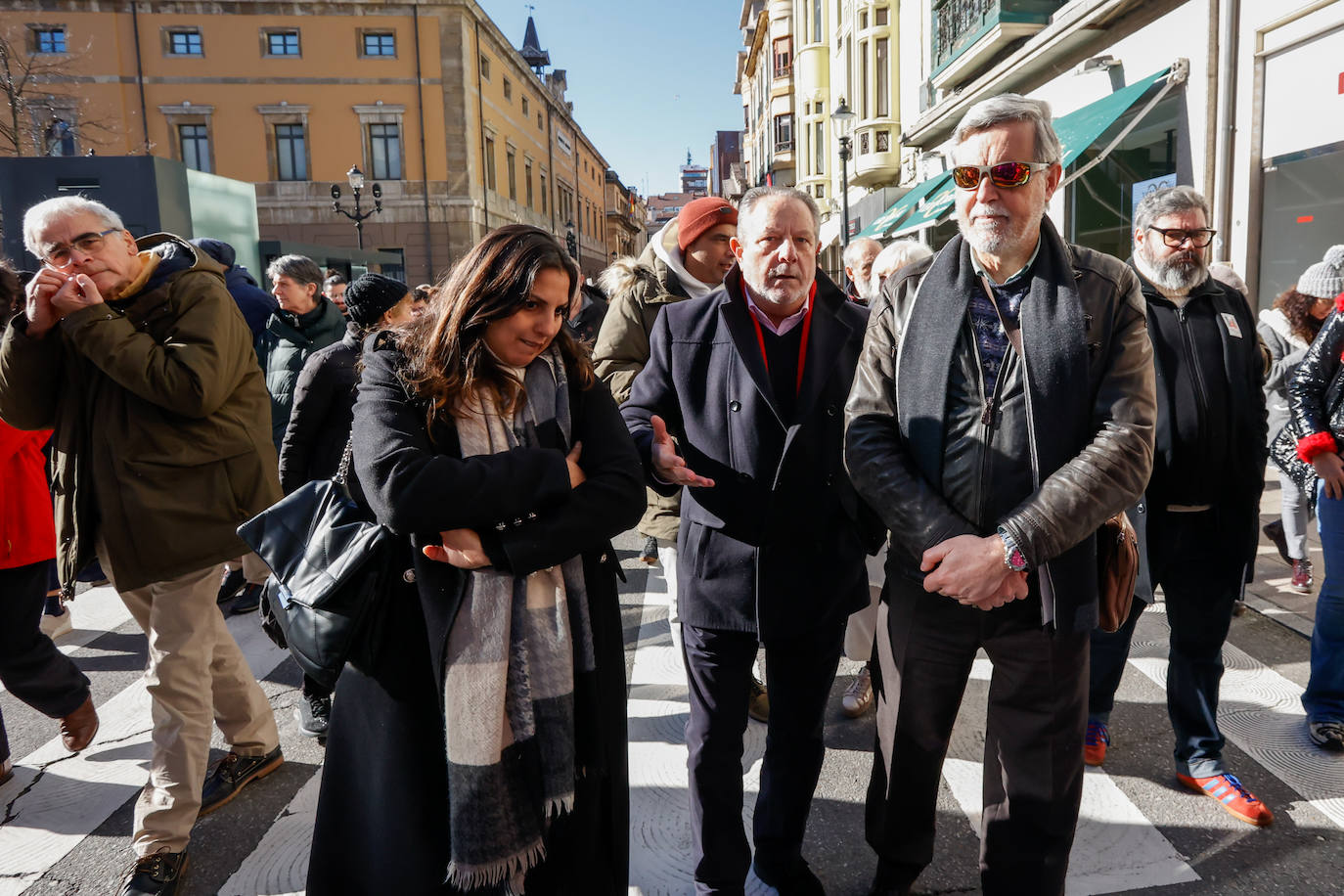 Concentración de apoyo al pueblo palestino en Gijón