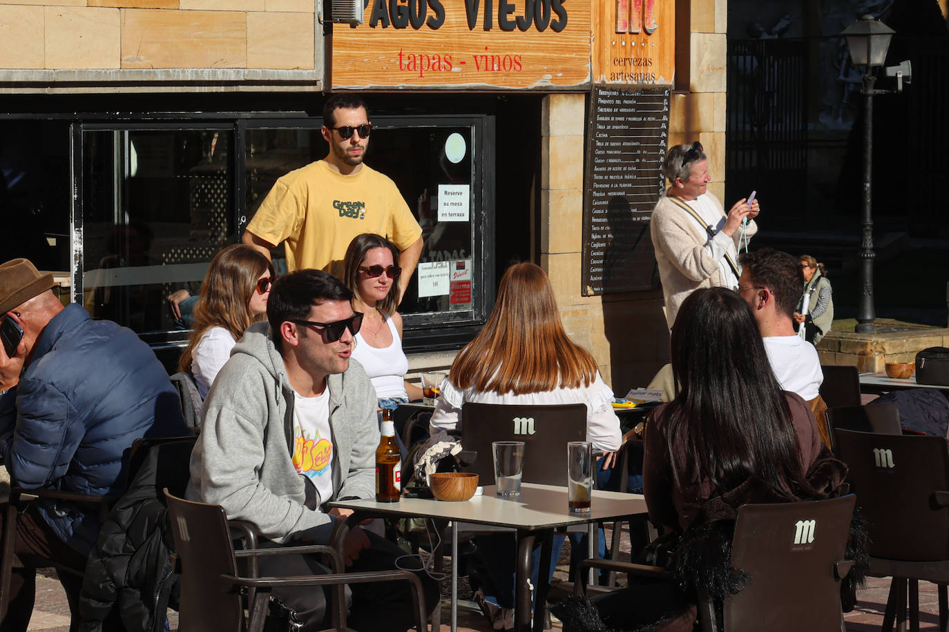 Jornada de buen tiempo en Asturias en pleno enero