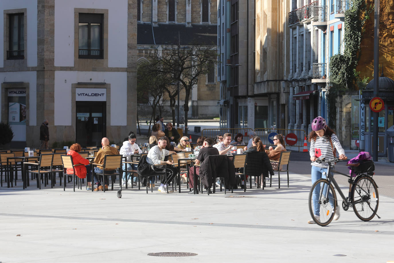 Jornada de buen tiempo en Asturias en pleno enero