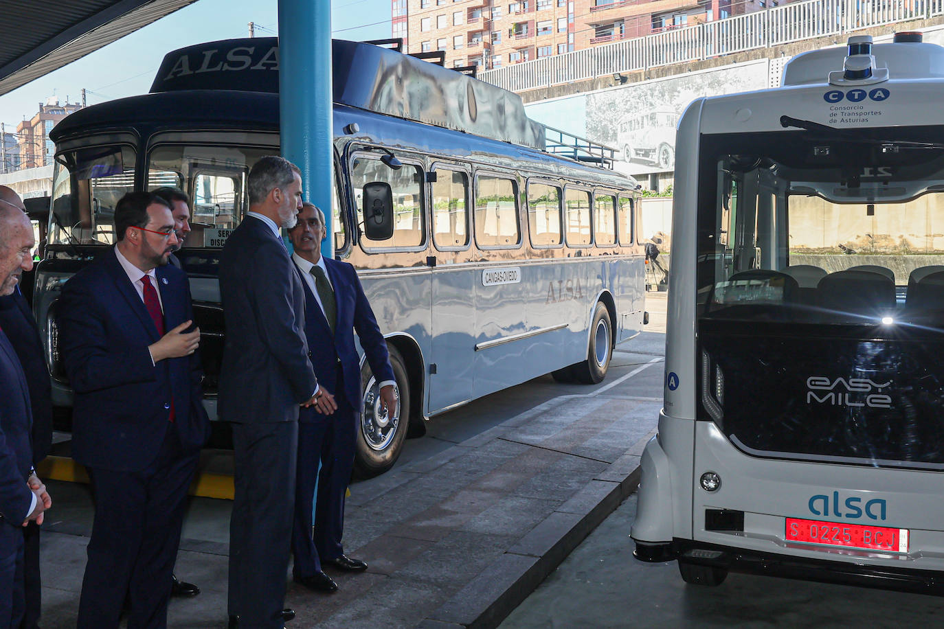 El Rey visita Asturias en el aniversario de Mantequerías Arias y ALSA