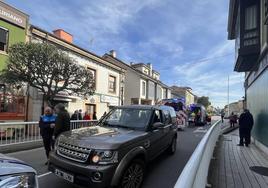 Herido un peatón al ser atropellado por un coche en La Guía