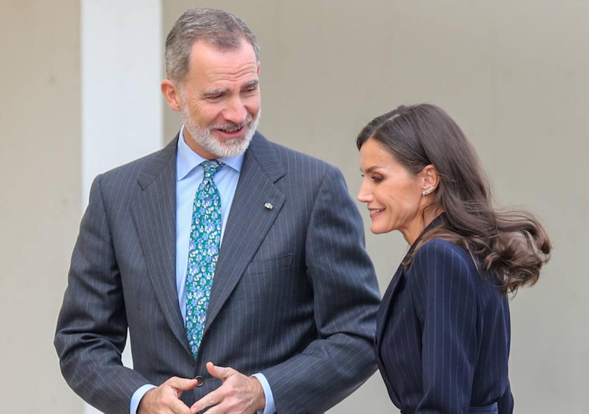 El Rey Felipe VI y la Reina Letizia.