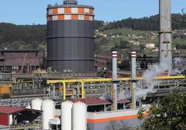La planta de Arcelor de Gijón.